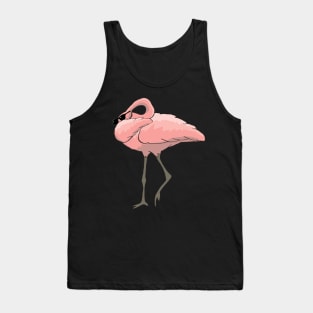 Dabbing Flamingo Tank Top